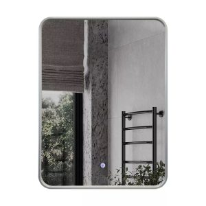 Зеркало Comforty Сириус 60 с подсветкой холодный свет, сенсор Серебряный матовый 00-00014193CF Зеркало Comforty Сириус 60 с подсветкой холодный свет, сенсор Серебряный матовый 00-00014193CF