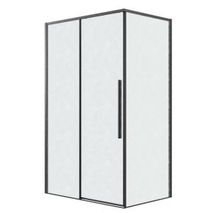 Душевой уголок Grossman Galaxy 120х70 Черный / Шиншила 120.K33.01.1270.21.02