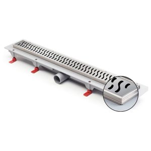 Душевой лоток Azario Harmony 55 c рамкой Хром AZ-CH 550 HN