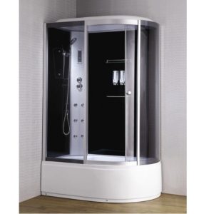 Душевая кабина Loranto Cs-00 120х85 левая Черный / Тонированное CS-007-1L 120-85