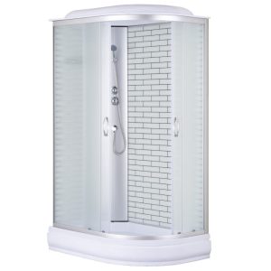 Душевая кабина Loranto Cs 120х80 левая Хром / Матовое CS-66120-20L FW 120