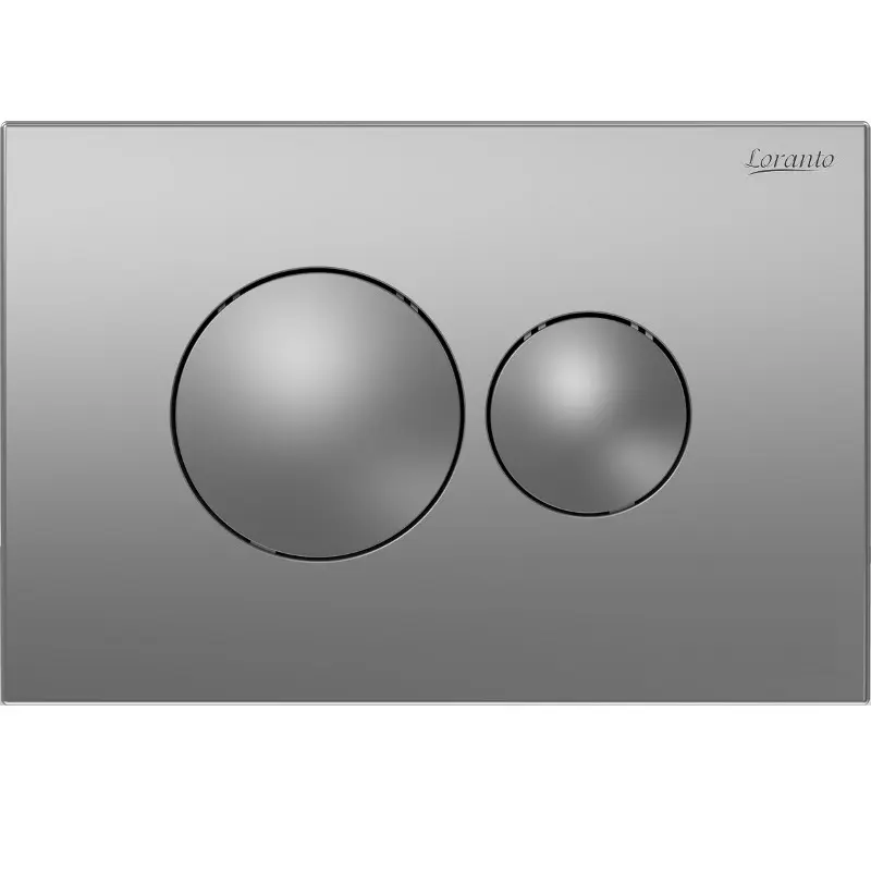 Клавиша смыва Loranto Round Хром матовый 7311 Клавиша смыва Loranto Round Хром матовый 7311