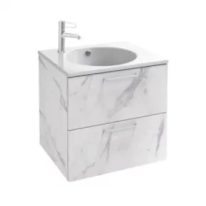 Тумба подвесная Jacob Delafon Odeon Rive Gauche 80 Белый мрамор