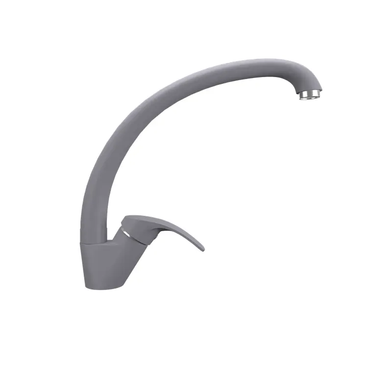 Смеситель для кухни Ulgran Quartz UQ-007-05 Бетон Смеситель для кухни Ulgran Quartz UQ-007-05 Бетон