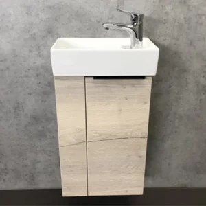 Тумба подвесная Comforty Матэ 40 + раковина Дуб дымчатый 00-00000833 Тумба подвесная Comforty Матэ 40 + раковина Дуб дымчатый 00-00000833