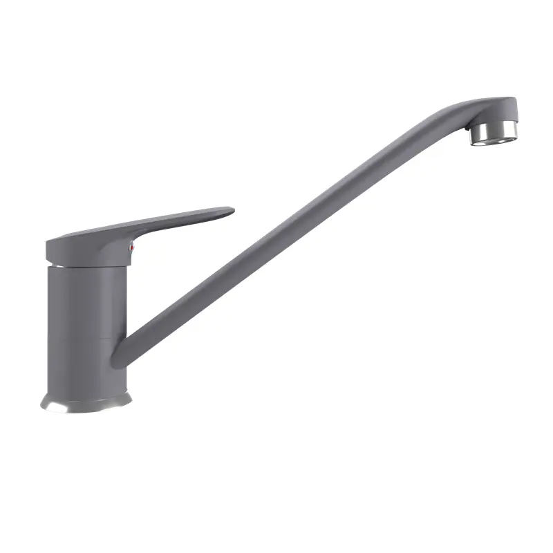 Смеситель для кухни Ulgran Quartz UQ-004-05 Бетон Смеситель для кухни Ulgran Quartz UQ-004-05 Бетон