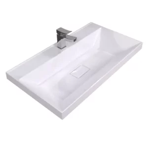 Раковина мебельная Uperwood Classic New 80 с крышкой слива Белый