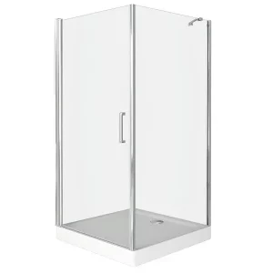 Душевой уголок Bas Pandora 80х185 Хром / Прозрачное