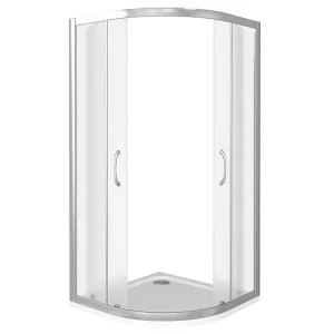 Душевой уголок Bas Latte 80х185 Хром / Прозрачное