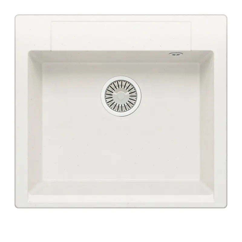 Мойка кухонная Polygran Argo 56 473370 Белый хлопок Мойка кухонная Polygran Argo 56 473370 Белый хлопок