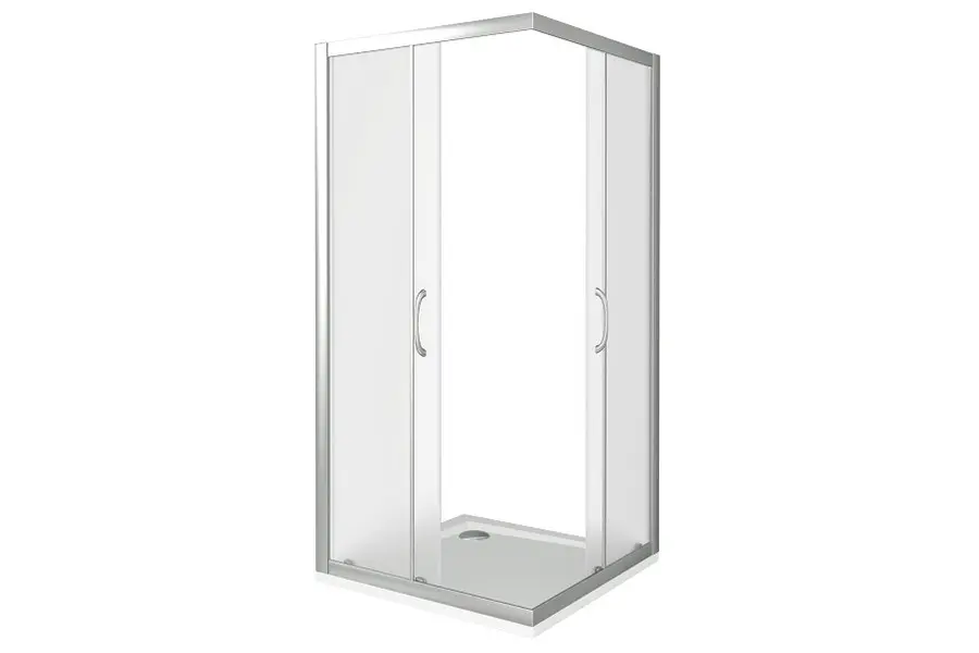 Душевой уголок Bas Latte 80х185 Хром / Грейп Душевой уголок Bas Latte 80х185 Хром / Грейп