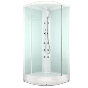 Душевая кабина Domani-Spa Delight Slim 90х90 Белый, Поддон низкий