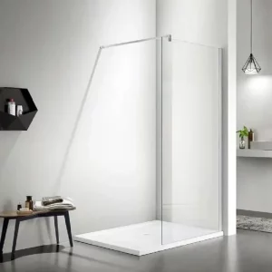 Душевая перегородка Aquatek Walk in 140х Хром / Прозрачное AQ WIW 14020CH