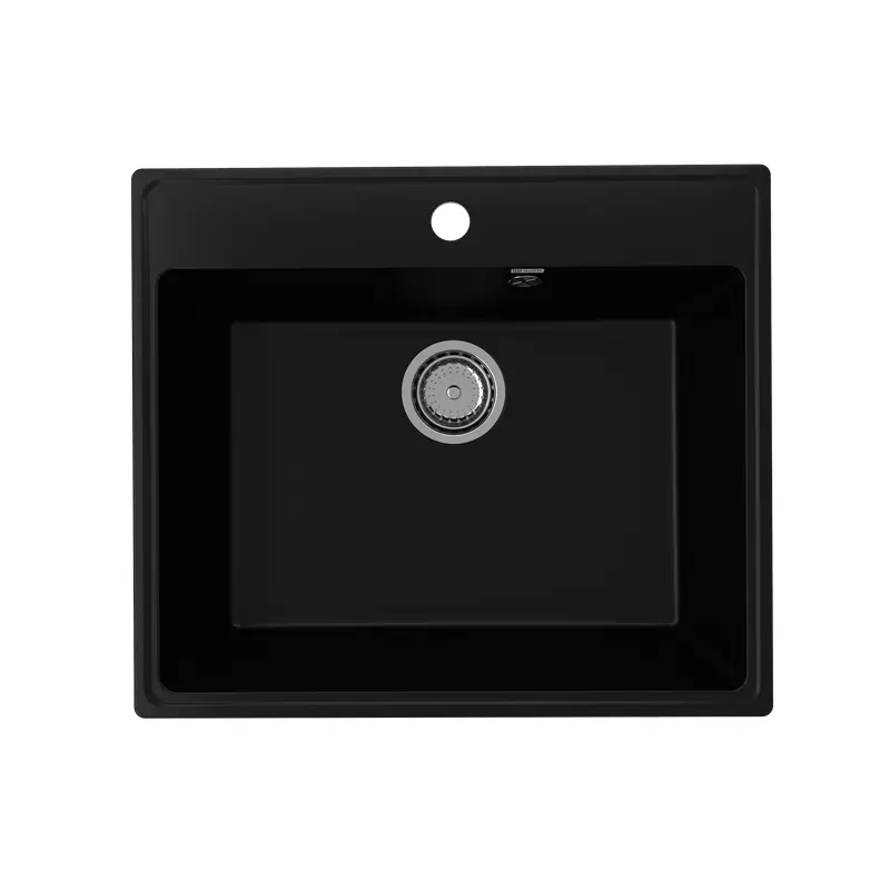 Мойка кухонная Ulgran Quartz Forte 580-07 Уголь Мойка кухонная Ulgran Quartz Forte 580-07 Уголь