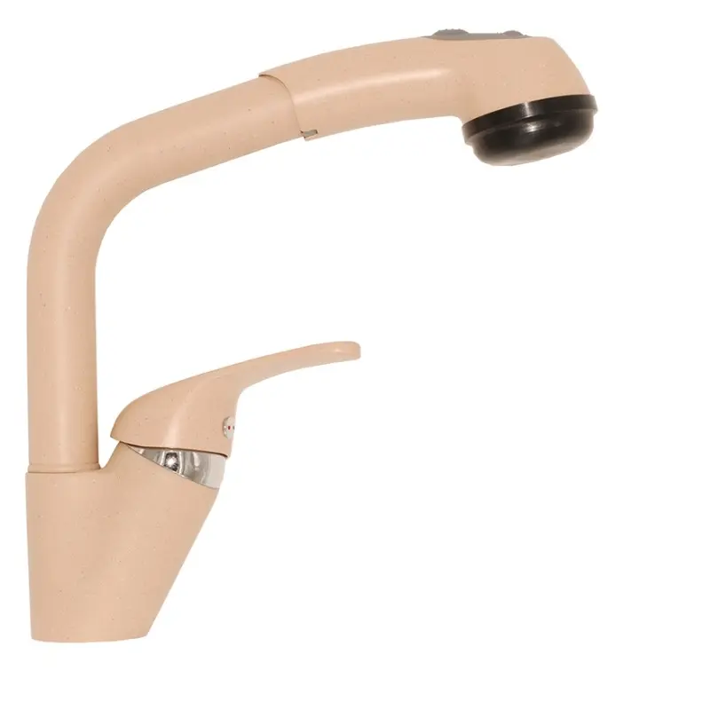 Смеситель для кухни Polygran Элара 464148 Бежевый Смеситель для кухни Polygran Элара 464148 Бежевый