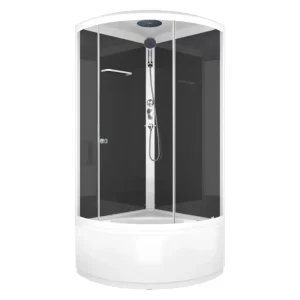 Душевая кабина Domani-Spa Simple high без электрики 90х90 Белый, Поддон высокий