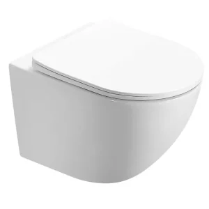 Унитаз подвесной Azario Morano + с сиденьем Белый AZ-450W