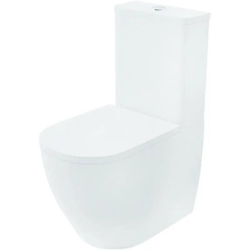 Унитаз-компакт Azario Renda Белый AZ-8693 Унитаз-компакт Azario Renda Белый AZ-8693