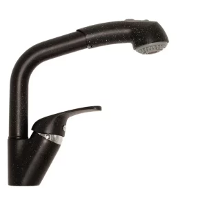 Смеситель для кухни Polygran Элара 464124 Черный матовый