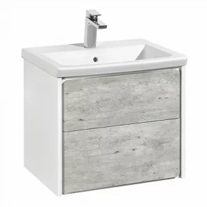 Тумба подвесная Roca Ronda 70 Белый матовый / Бетон ZRU9303003 Тумба подвесная Roca Ronda 70 Белый матовый / Бетон ZRU9303003