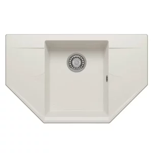 Мойка кухонная Polygran Riff 80 679092 Белый хлопок