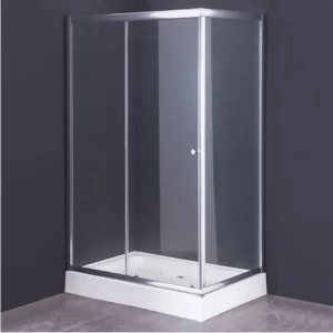 Душевой уголок Comforty 120х80 + поддон Хром / Прозрачное 33