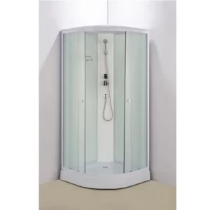 Душевая кабина Водный мир 110х110 ,Белый / Матовое, Низкий поддон