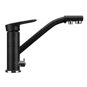 Смеситель для кухни Ulgran Classic U-010 с подключением к фильтру U-010-308 Черный
