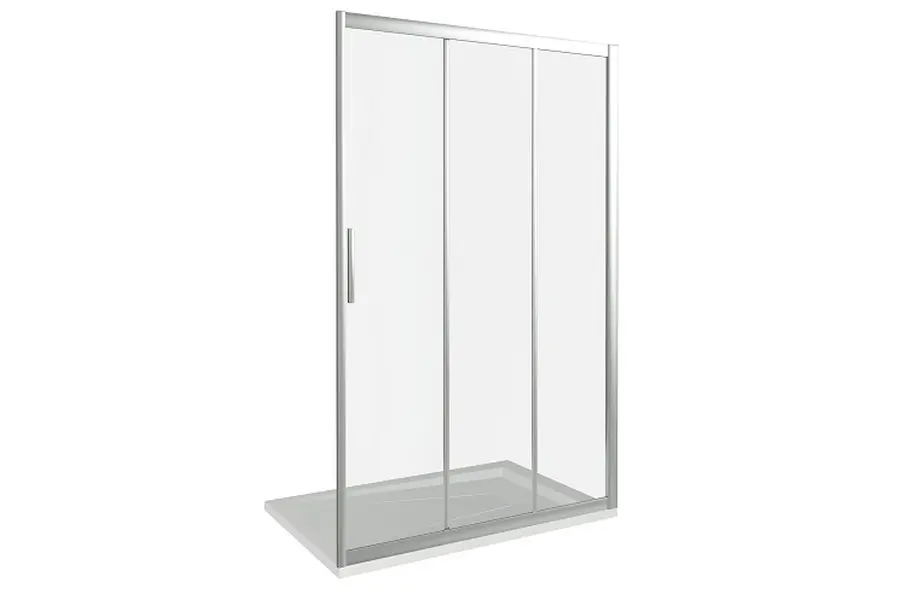 Душевая дверь Bas Orion 110х185 Хром / Прозрачное Душевая дверь Bas Orion 110х185 Хром / Прозрачное — изображение 2