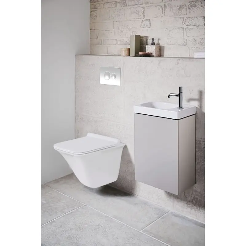 Клавиша смыва Loranto Round Белый матовый 7310 Клавиша смыва Loranto Round Белый матовый 7310 — изображение 2