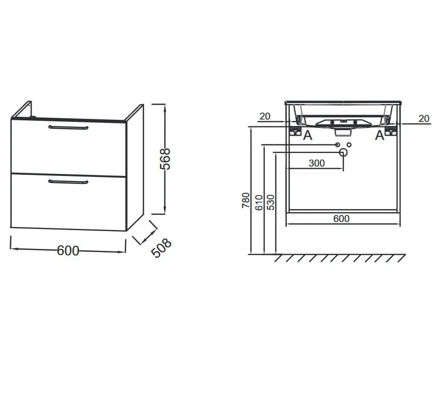 Тумба подвесная Jacob Delafon Odeon Rive Gauche 60 Дуб Тумба подвесная Jacob Delafon Odeon Rive Gauche 60 Дуб — изображение 2