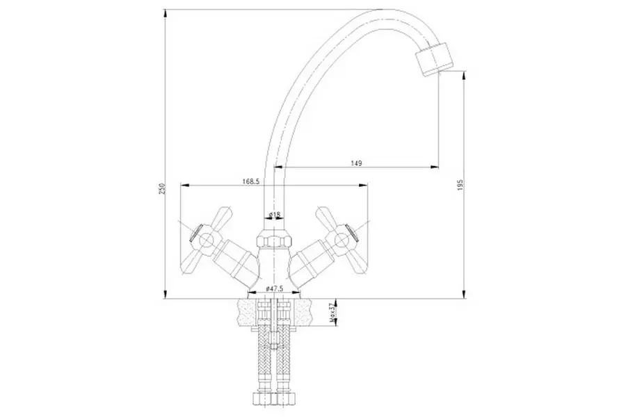 Смеситель для кухни Lemark Promotion LM6040C Смеситель для кухни Lemark Promotion LM6040C — изображение 2