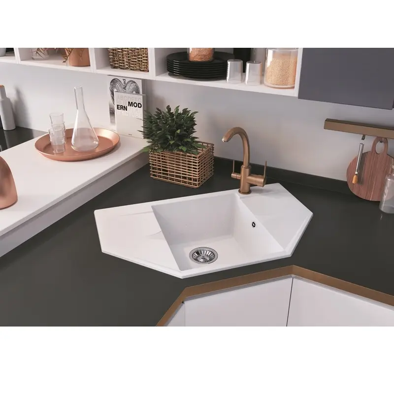 Мойка кухонная Polygran Riff 80 679115 Терракот Мойка кухонная Polygran Riff 80 679115 Терракот — изображение 2