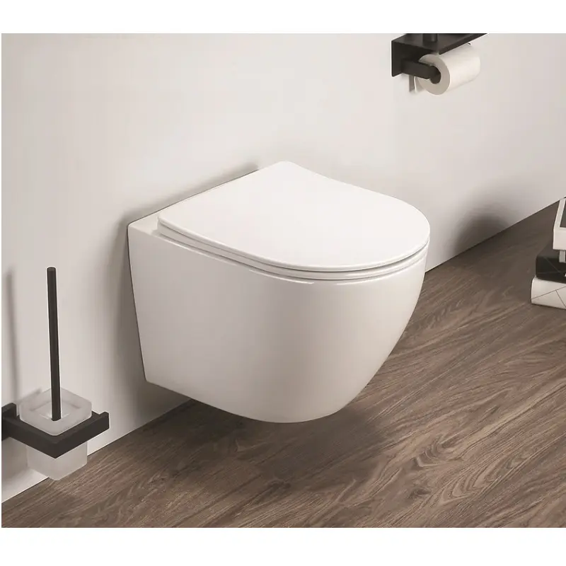 Унитаз подвесной Azario Grado + с сиденьем Белый AZ-0046 SP Унитаз подвесной Azario Grado + с сиденьем Белый AZ-0046 SP — изображение 2