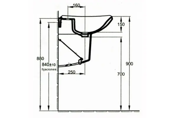 Полупьедестал для раковины Jacob Delafon Escale Полупьедестал для раковины Jacob Delafon Escale — изображение 3