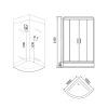 Душевая кабина Grossman Classic 100х100 Белый / Прозрачное GR141 — изображение 3