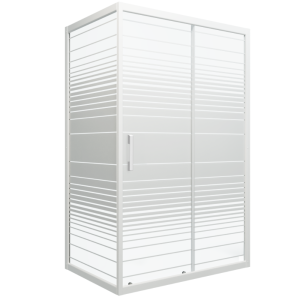 Душевой уголок Triton Фьюжн 120х80 Белый / С узором Щ0000052785