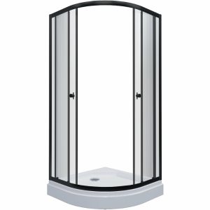 Душевой уголок Triton Альфа 100х100 Черный / Прозрачное Щ0000054222 Душевой уголок Triton Альфа 100х100 Черный / Прозрачное Щ0000054222